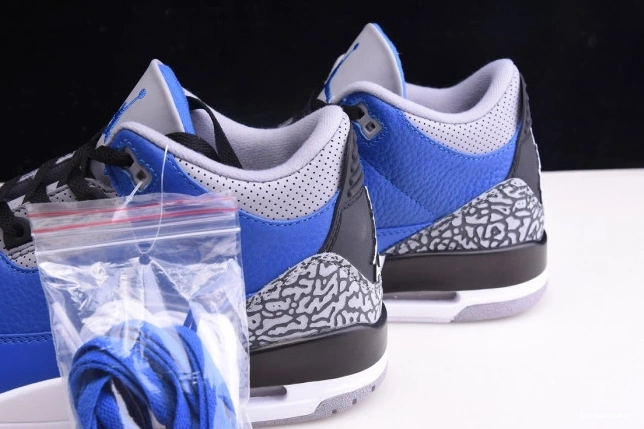 Rep LUCY Retro - Royal' Jordan 3 Air 400 CT8532 'Varsity 0709